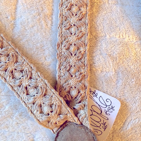 RARE!! Free People. Crochet Suspenders - Picture 5 of 6